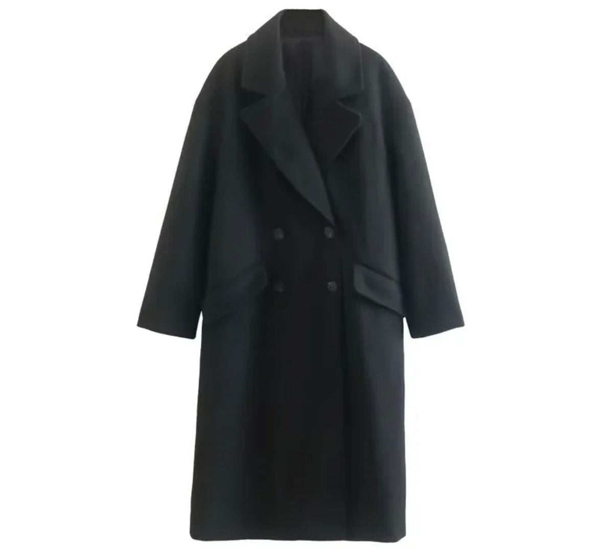wool coat retro reverse womens